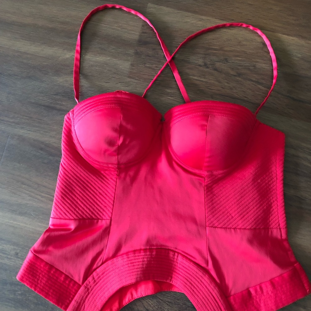 Magenta top